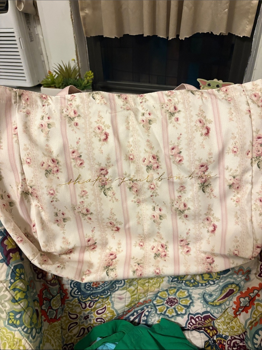 Floral tote